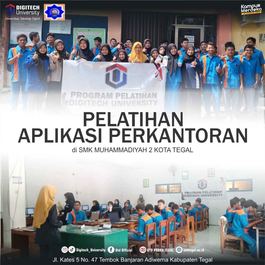 Kerjasama antara Universitas Teknologi Digital dengan SMK Muhammadiyah 2 Kota Tegal