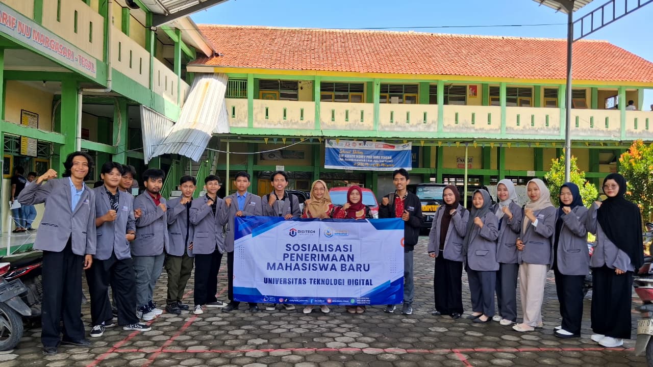 Universitas Teknologi Digital Mengadakan Sosialisasi PMB SMK Ma’arif Nu Margasari