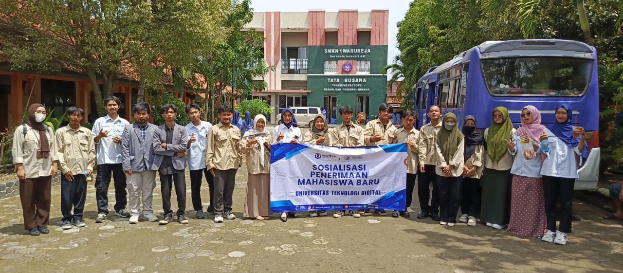 Universitas Teknologi Digital Menyelenggarakan Sosialisasi Ke SMK Negeri 1 Warureja Kabupaten Tegal