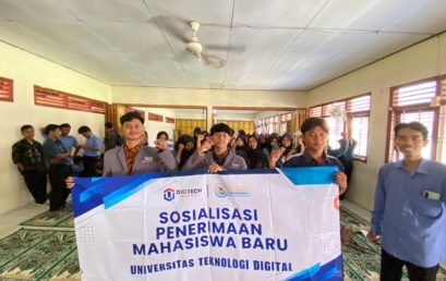 Universitas Teknologi Digital Mengadakan sosialisasi PMB Di SMK YPE Nusantara Slawi