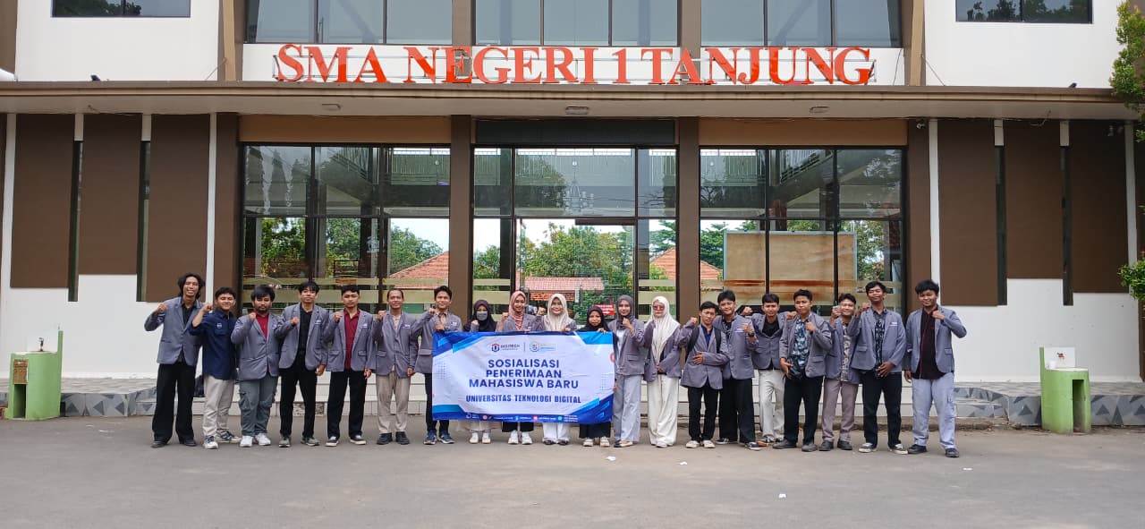 Universitas Teknologi Digital Melaksanakan Kegiatan Sosialisasi PMB Di SMA Negeri 1 Tanjung Brebes