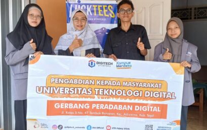 Universitas Teknologi Digital Melaksanakan  Kegiatan Pengabdian Kepada Masyarakat