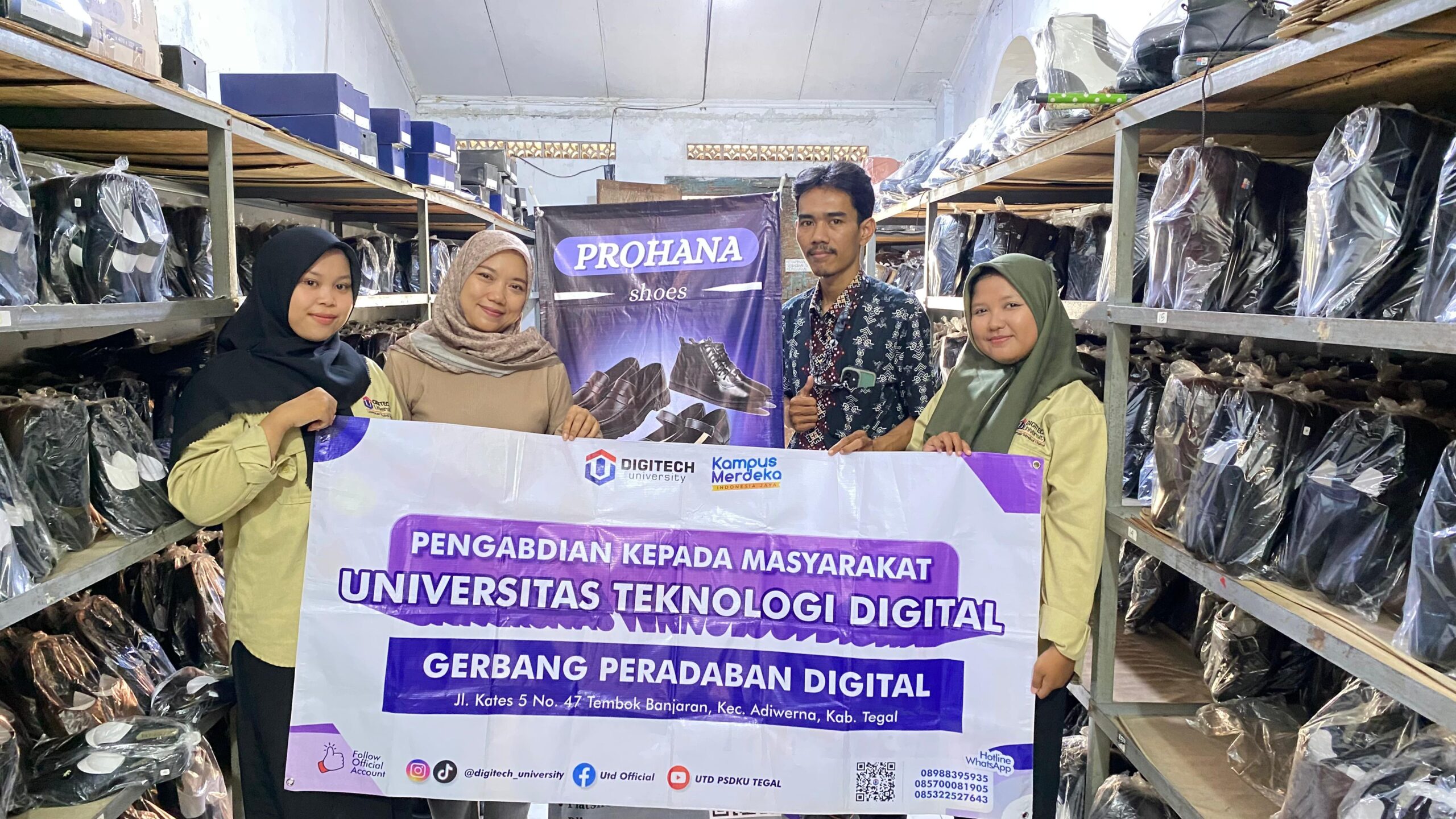 Universitas Teknologi Digital Gandeng UMKM Prohana Shoes Melalui MOU PKM Pemasaran & Branding Digital Kolaborasi Strategis Demi Mendorong Daya Saing UMKM Lokal di Era Digita Universitas Teknologi Digital Gandeng UMKM Prohana Shoes Melalui MOU PKM Pemasaran & Branding Digital Kolaborasi Strategis Demi Mendorong Daya Saing UMKM Lokal di Era Digita