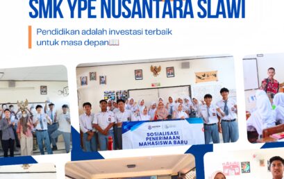 Keseruan Sosialisasi PMB 2027 DIGITECH University Di SMK YPE Nusantara Slawi